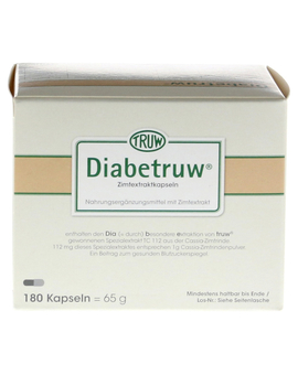 DIABETRUW Zimtkapseln (180)