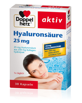 DOPPELHERZ Hyaluronsäure 25 mg Kapseln