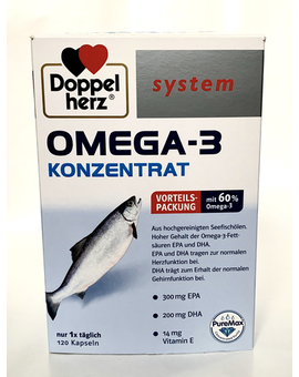 Doppelherz Omega-3 Konzentrat system (120)