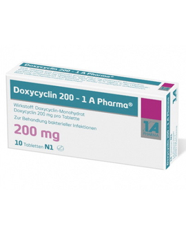 DOXYCYCLIN 200 1A Pharma Tabletten (10)