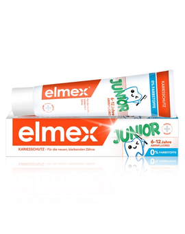 elmex Junior 6-12 Jahre Kinder-Zahnpasta (75 ml)