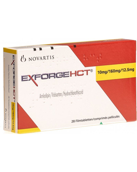 EXFORGE HCT 10 mg/160 mg/12,5 mg Filmtabletten