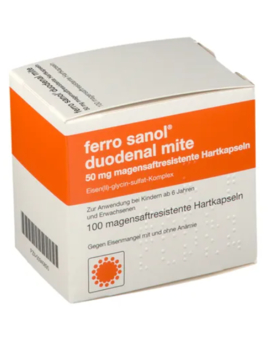 FERRO SANOL duodenal mite 50 mg magensaftr.Hartk. (100)