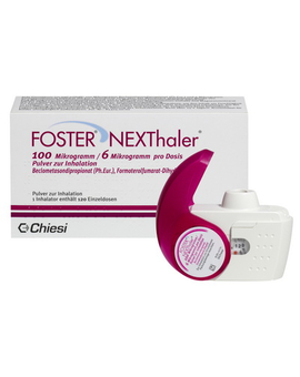 FOSTER NEXThaler 100/6 µg 120 ED Inhalationspulver