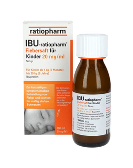 IBU-ratiopharm 2% Fiebersaft für Kinder (100 ml)