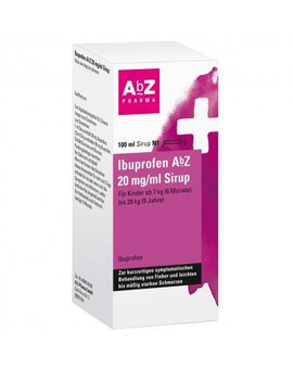Ibuprofen AbZ 20 mg/ml Sirup für Kinder ab 7kg (100 ml)