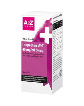 Ibuprofen AbZ 40 mg/ml Sirup für Kinder ab 10kg (100 ml)