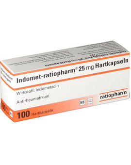 INDOMET ratiopharm 25 mg Hartkapseln (50)