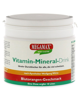 MEGAMAX Vita Mineral Drink Orange Pulver (350)