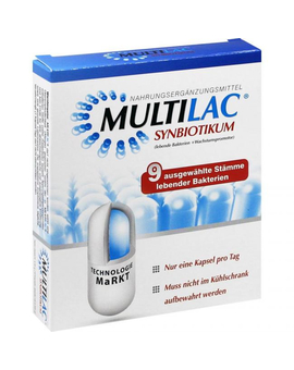MULTILAC Synbiotikum magensaftresistente Kapseln (10)