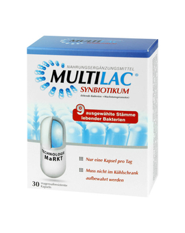 Multilac Snybiotikum magensaftresistente Kapseln (30)