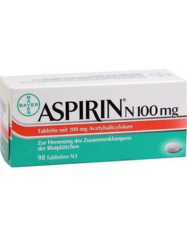 ASPIRIN N 100 mg Tabletten (98)