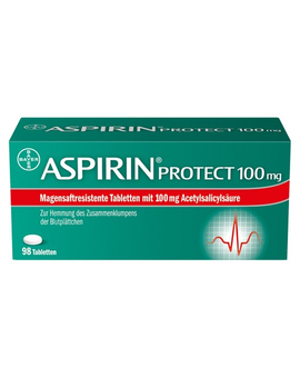 ASPIRIN Protect 100 mg magensaftres.Tabletten (98)