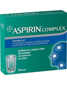 ASPIRIN COMPLEX Btl.m. Gran.z.Herst.e.Susp.z.Einn. (10)