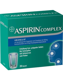 ASPIRIN COMPLEX Btl.m. Gran.z.Herst.e.Susp.z.Einn. (20)