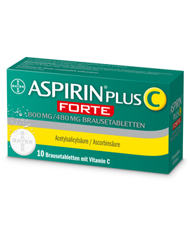 ASPIRIN plus C forte 800 mg/480 mg Brausetabletten