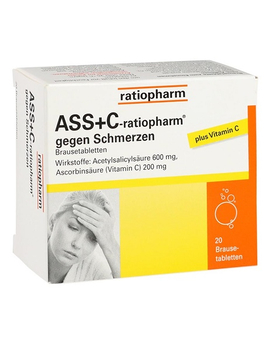 ASS+C ratiopharm gegen Schmerzen (20)