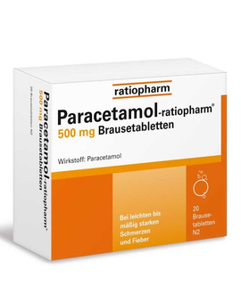 Paracetamol-ratiopharm 500 mg Brausetabletten (20)