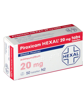 PIROXICAM HEXAL 20 mg tabs Tabletten (50)
