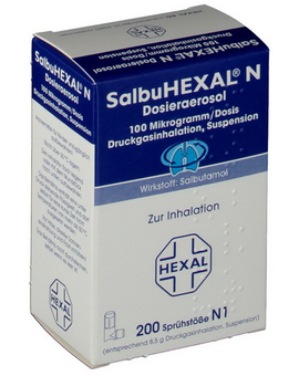 SALBUHEXAL N Dosieraerosol 200 Hub
