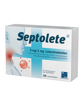 Septolete 3 mg / 1 mg Lutschtabletten (16)