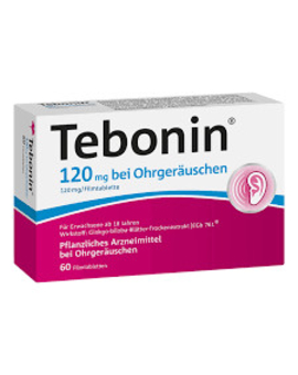 TEBONIN 120 mg bei Ohrgeräuschen Filmtabletten (60)