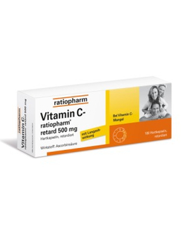 Vitamin C Ratiopharm Retard 500 mg Kapseln (100)
