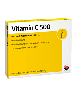 Vitamin C 500 mg Ampullen (5X5 ml)
