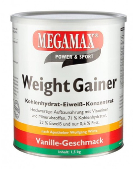 WEIGHT GAINER Megamax Vanille Pulver (1500)