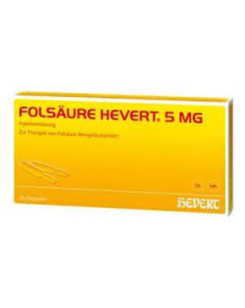 Folsäure Hevert 5 mg Ampullen (10)
