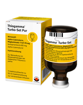 Thiogamma Turbo-Set Pur Injektionsflaschen (50 ml)