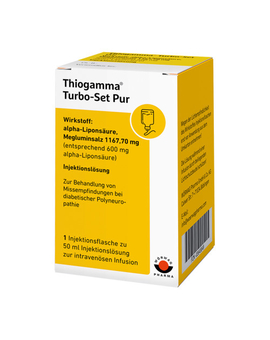 Thiogamma Turbo-Set Pur Injektionsflaschen (10X50 ml)
