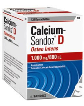 Calcium Sandoz D Osteo Intens Kautabletten
