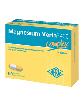 Magnesium Verla 400 Kapseln (60)