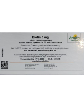 Biotin 5 mg (10 X 2 ml)