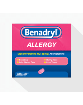 Benadryl Liqui-Gels Antihistamine Allergy Medicine, Dye Free, (48)