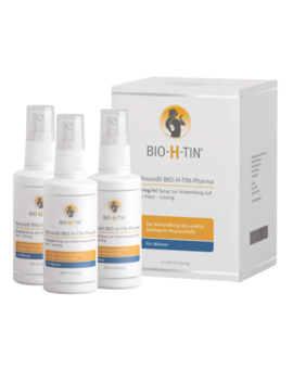 Minoxidil BIO-H-TIN-Pharma 50mg/ml Männer Spray (3X60 ml)