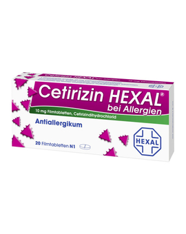 Cetirizin Hexal bei Allergien (20)