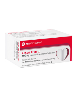 ASS AL Protect 100 mg Magensaftresistente Tabletten (100)