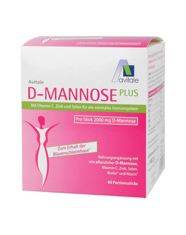 D-MANNOSE Plus 2000 mg Sticks (60X2.47 g)