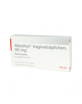ALBOTHYL Vaginalzäpfchen 90 mg (6)