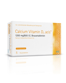 CALCIUM VITAMIN D3 acis 1200 mg/800 I.E. Br.-Tabl. (100)