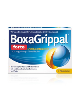 BOXAGRIPPAL forte Erkältungstab. 400 mg/60 mg FTA (12)