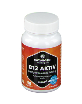 Vitamaze Vitamin B12 AKTIV vegan Tabletten 90 St
