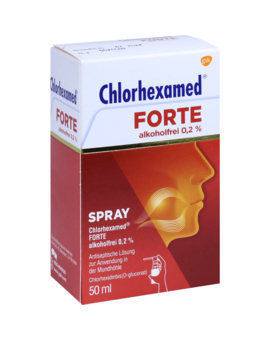 Chlorhexamed Forte alkoholfrei 0,2 % Spray 50 ml