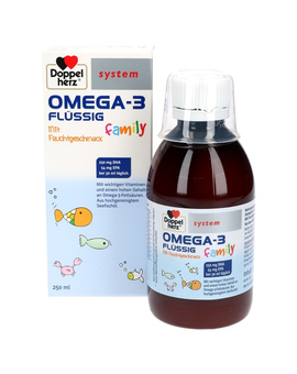 DOPPELHERZ Omega-3 flüssig family system (250 ml)