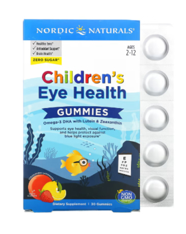 Kinder-Augengesundheits-Fruchtgummis, Nordic Naturals (30)