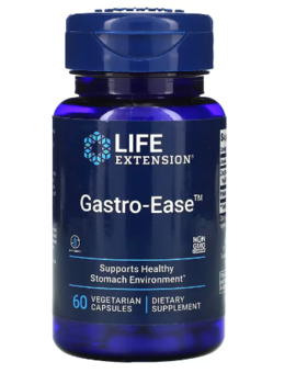 Life Extension, Gastro-Ease, Probiotikum für das Verdauungssystem, 60 pflanzliche Kapseln