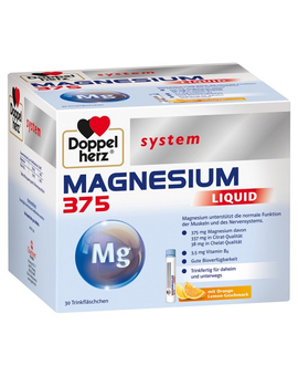 DOPPELHERZ Magnesium 375 Liquid system Trinkamp. (30)