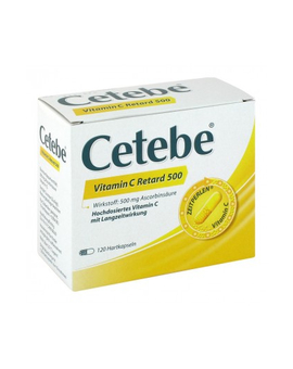 Cetebe Vitamin C Retard 500 (120)